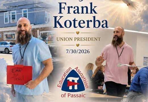 Suicide, Frank Koterba NJ Death, Education Association of Passaic Union President Has Died
